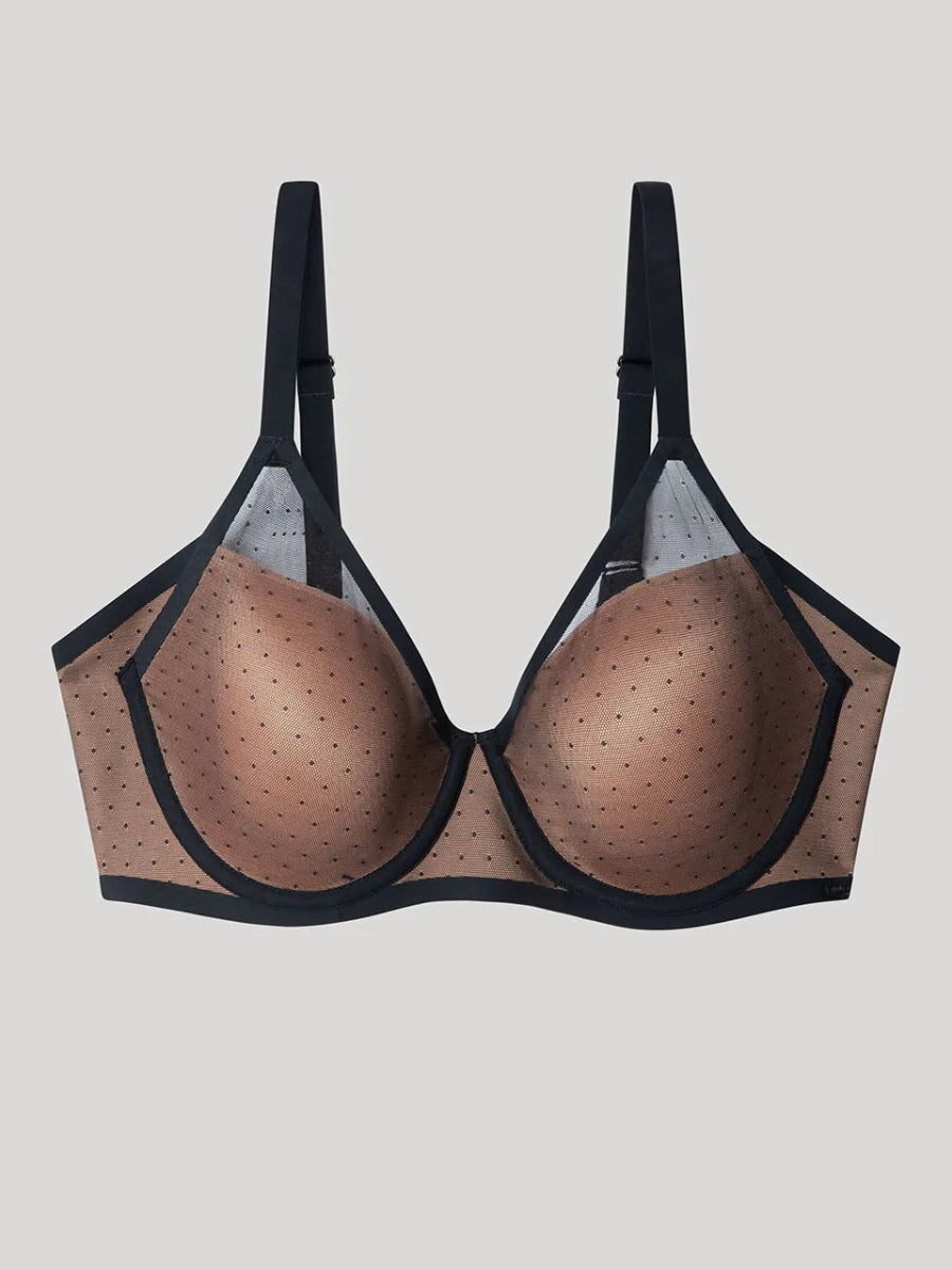 Sujetador bralette de capacidad y aros en tejido plumetti - Athenea y Laia Market