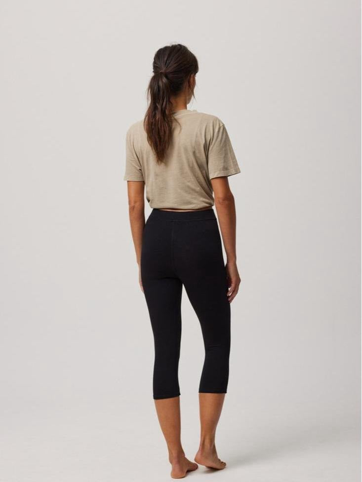 Ysabel mora Leggings básicos pirata mujer negro 70216
