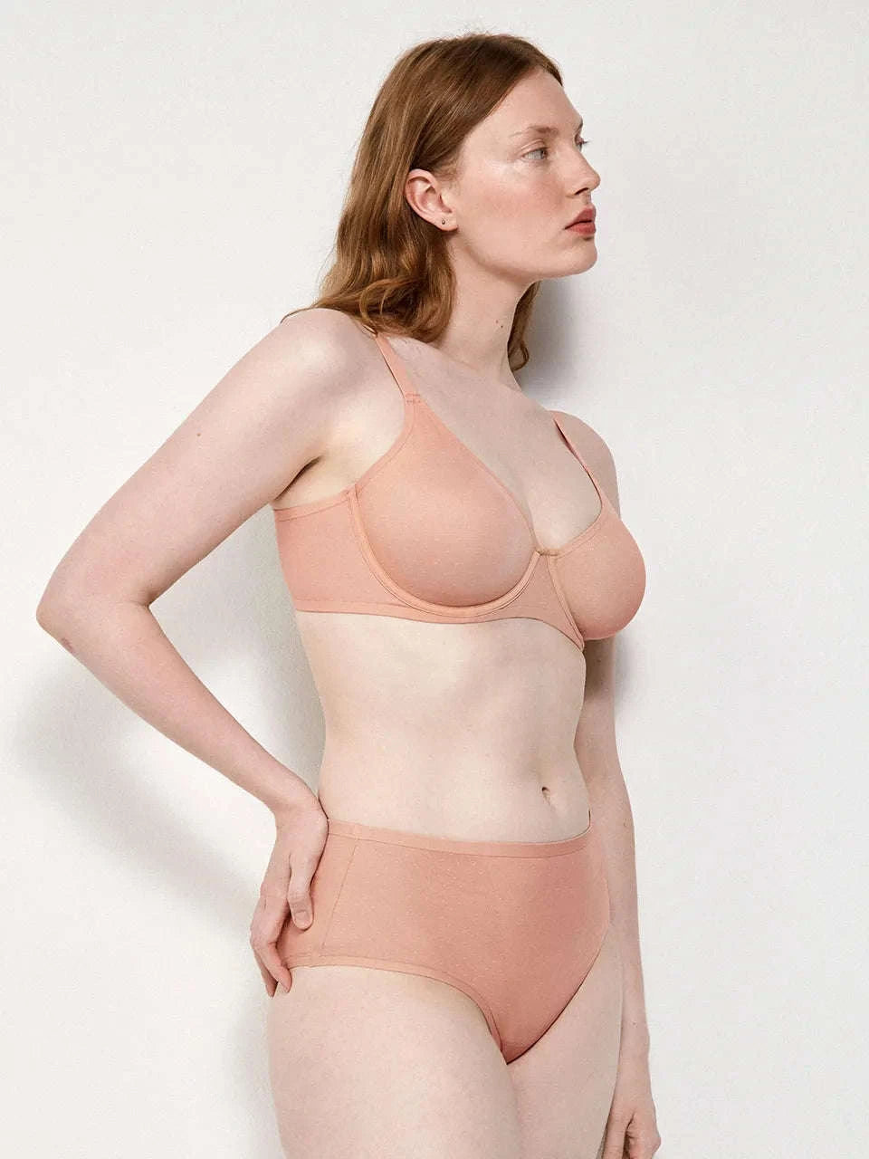 Braguita alta en tejido plumetti delicado GISELA Athenea y Laia Market