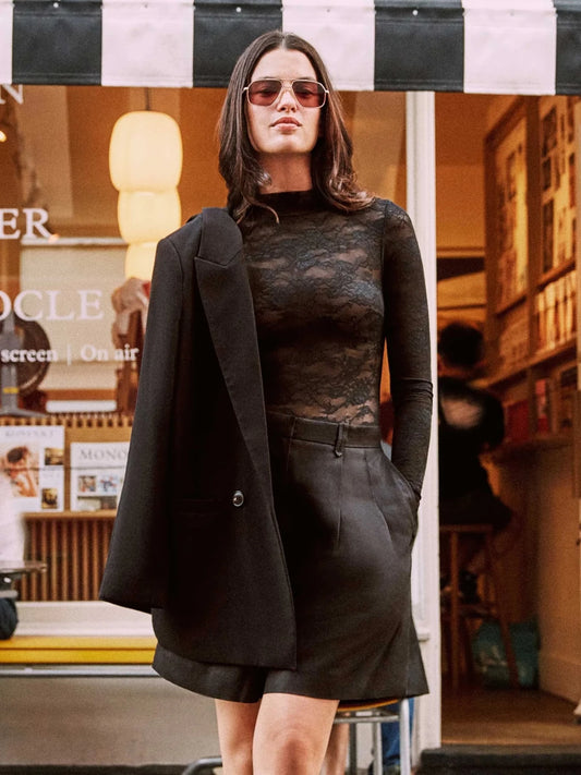 Body manga larga encaje floral - Athenea y Laia Market