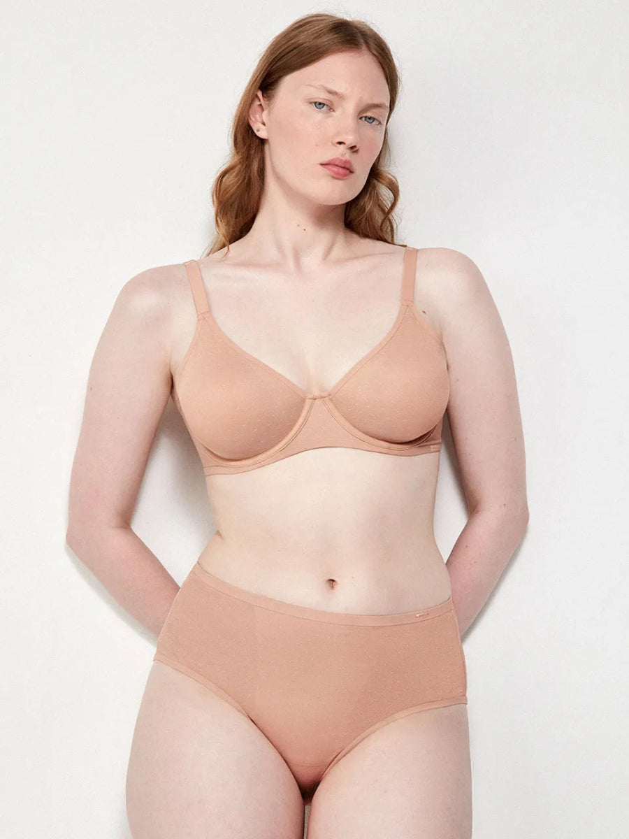 Braguita alta en tejido plumetti delicado - Athenea y Laia Market