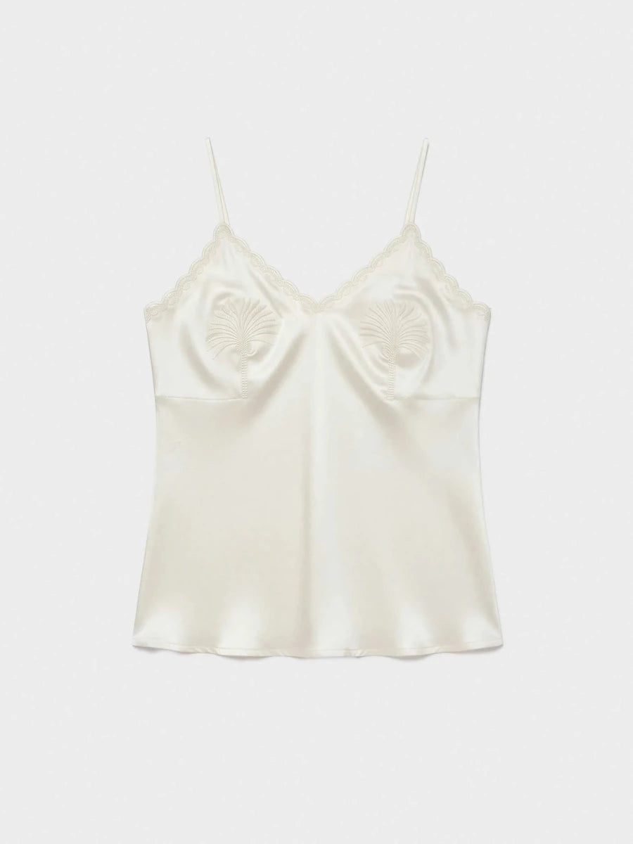 Camiseta tirantes detalle palmeras - Athenea y Laia Market