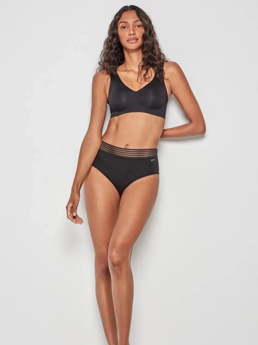 Pack de 2 braguita alta menstrual en tejido alta absorción - Athenea y Laia Market