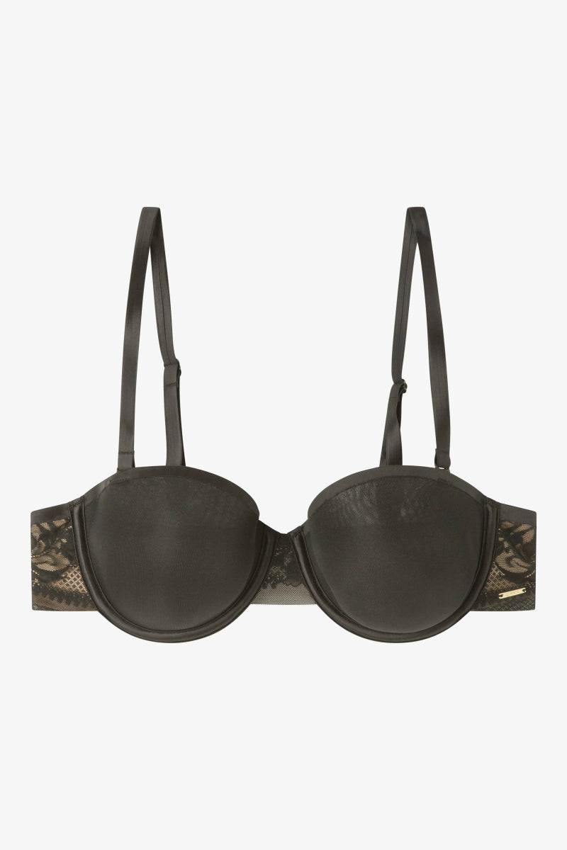 Sujetador desmontable con aro color negro - Athenea y Laia Market